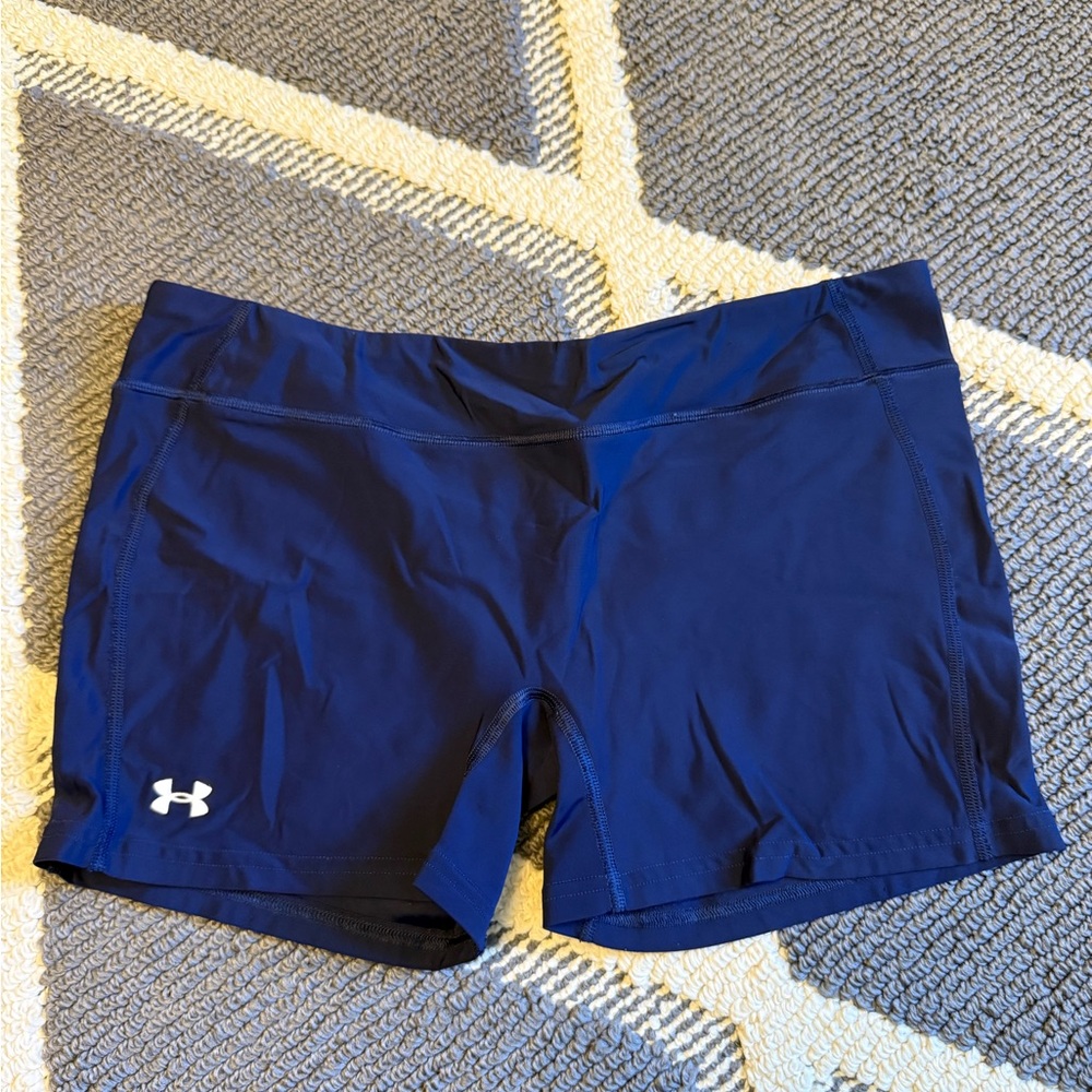 UA Women's Navy Athletic Shorts